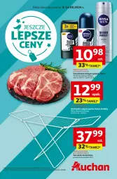 Gazetka promocyjna Auchan - Hipermarket - Gazetka - ważna od 14.08 do 14.08.2024 - strona 1 - produkty: Dezodorant, Lack, Suszarka, Antyperspirant, Nivea