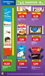 Gazetka promocyjna Lidl - GAZETKA - Gazetka - ważna od 19.03 do 19.03.2025 - strona 40 - produkty: Piernik, Ciastka, Nutella, Kinder Bueno, Herbatniki, Kinder, Fa