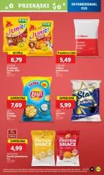 Gazetka promocyjna Lidl - GAZETKA - Gazetka - ważna od 19.03 do 19.03.2025 - strona 47 - produkty: Lajkonik, Chipsy, Chrupki, Lay’s