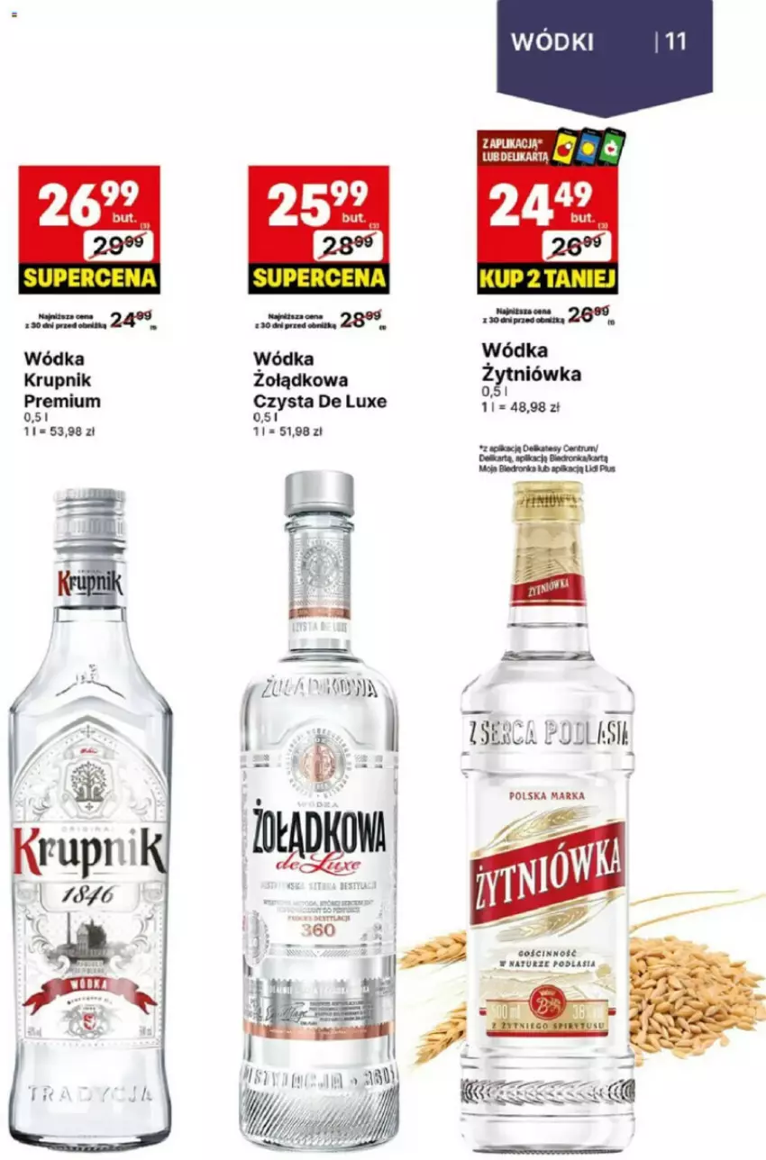 Gazetka promocyjna Delikatesy Centrum - ważna 02.12 do 15.12.2024 - strona 3 - produkty: Krupnik, Ser, Wódka