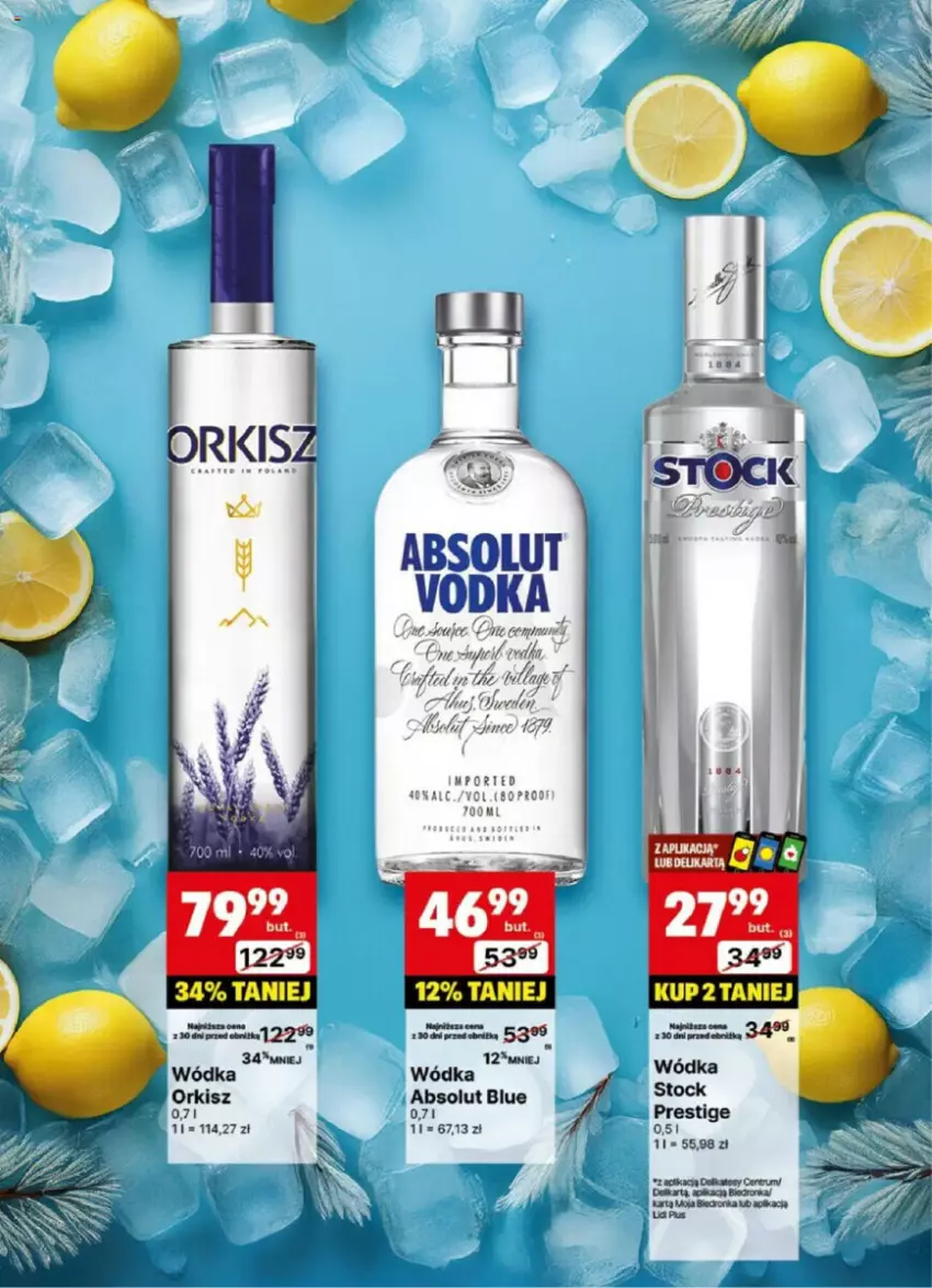 Gazetka promocyjna Delikatesy Centrum - ważna 02.12 do 15.12.2024 - strona 4 - produkty: Absolut, Fa, Por, Rum, Stock, Wódka