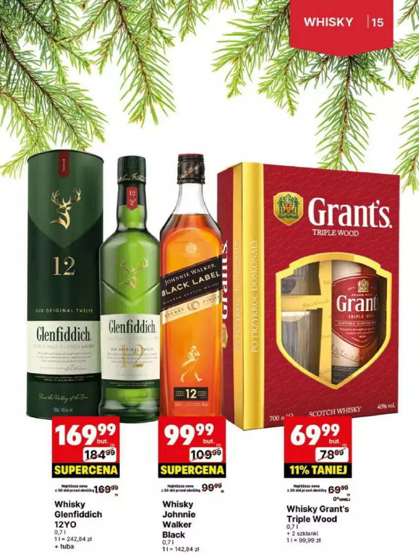 Gazetka promocyjna Delikatesy Centrum - ważna 02.12 do 15.12.2024 - strona 7 - produkty: Gra, Grant's, Johnnie Walker, Koc, Lack, Lanki, Whisky