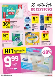 Gazetka promocyjna Intermarche - Gazetka promocyjna - Gazetka - ważna od 30.08 do 30.08.2021 - strona 31 - produkty: Pampers, Papier, Bell, Majtki, Ręcznik, Rolki, Podpaski, Foxy, Bella, Pieluchomajtki, Nivea