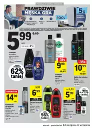 Gazetka promocyjna Intermarche - Gazetka promocyjna - Gazetka - ważna od 30.08 do 30.08.2021 - strona 32 - produkty: Dezodorant, Schauma, Szampon, Syoss, Lakier do włosów, Odżywka, Got2b, Lakier, Fa