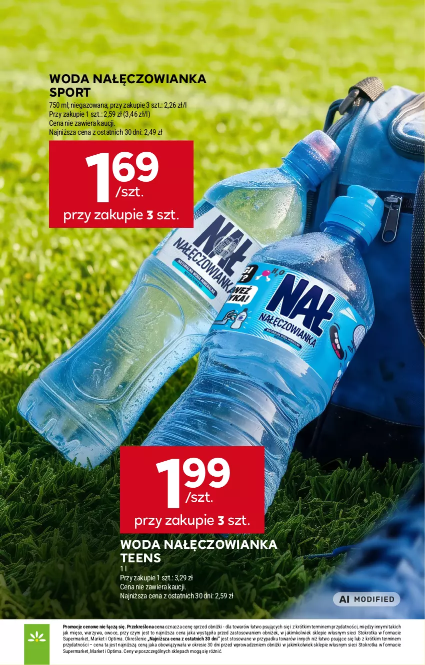 Gazetka promocyjna Stokrotka - Market - ważna 10.09 do 16.09.2026 - strona 4 - produkty: Mięso, Nałęczowianka, Optima, Owoce, Por, Sport, Warzywa, Woda