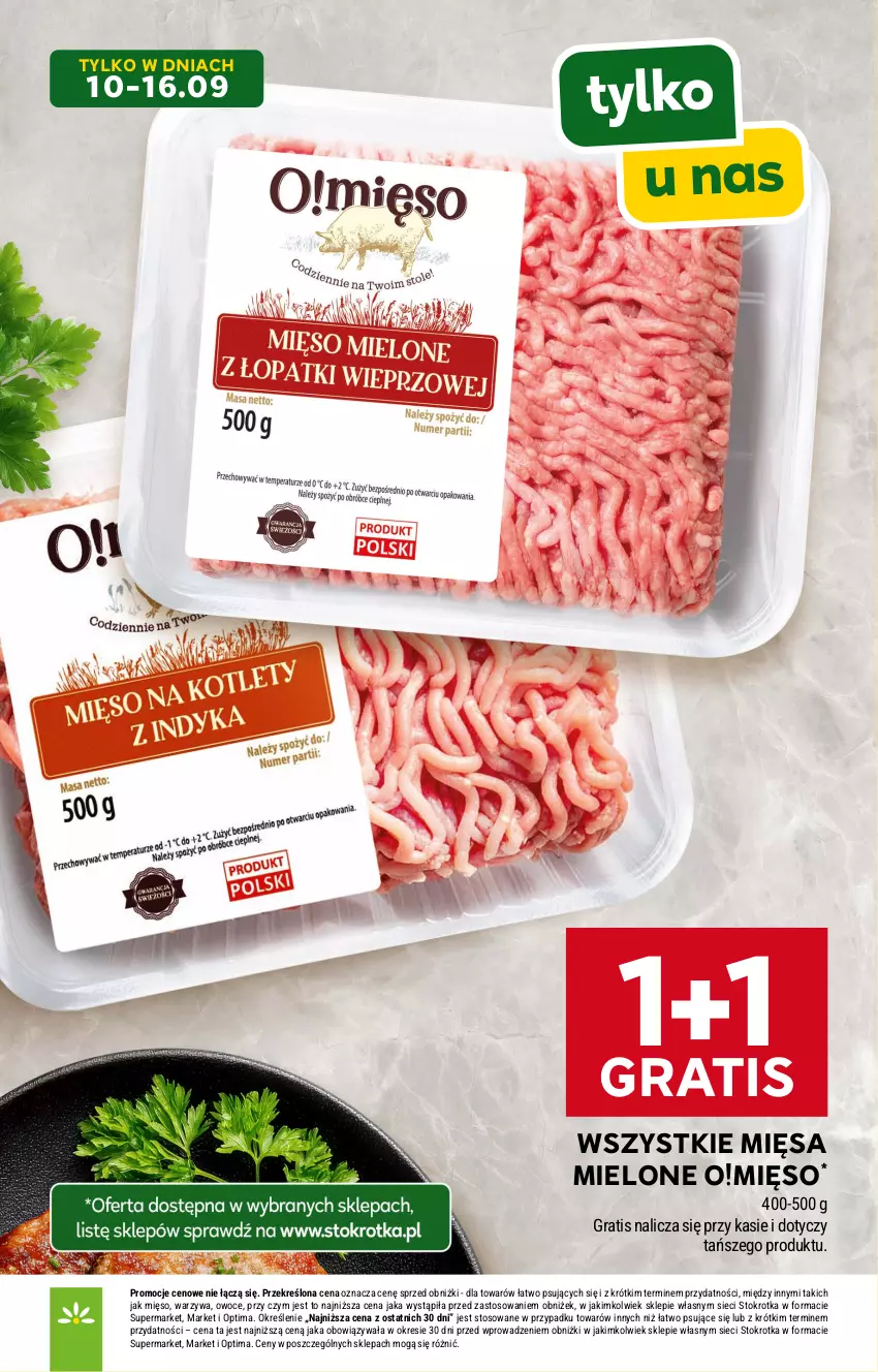 Gazetka promocyjna Stokrotka - Market - ważna 10.09 do 16.09.2026 - strona 6 - produkty: Gra, Mięso, Optima, Owoce, Warzywa