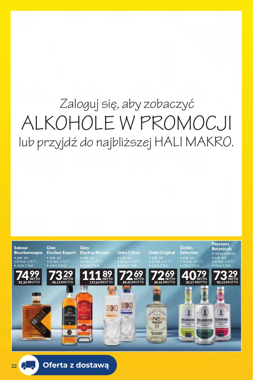 Gazetka promocyjna Makro - Dostawy dla gastronomii - ważna 01.09 do 30.09.2026 - strona 22 - produkty: Alkohole, Bourbon, Gin, JBL, Mus, Napój, Napój bezalkoholowy, Por, Wino, Wino bezalkoholowe, Wino musujące