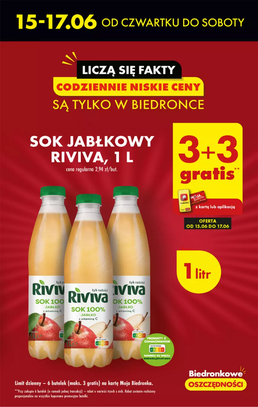 Gazetka promocyjna Biedronka - Gazetka - Biedronka.pl - ważna 15.06 do 21.06.2023 - strona 9 - produkty: Gra, Por, Rama, Sok, Sok jabłkowy, Tran