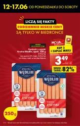 Gazetka promocyjna Biedronka - Gazetka - Biedronka.pl - Gazetka - ważna od 21.06 do 21.06.2023 - strona 12 - produkty: Parówki, Parówki z szynki