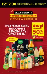 Gazetka promocyjna Biedronka - Gazetka - Biedronka.pl - Gazetka - ważna od 21.06 do 21.06.2023 - strona 8 - produkty: Sok, Rama, Tran, Smoothie