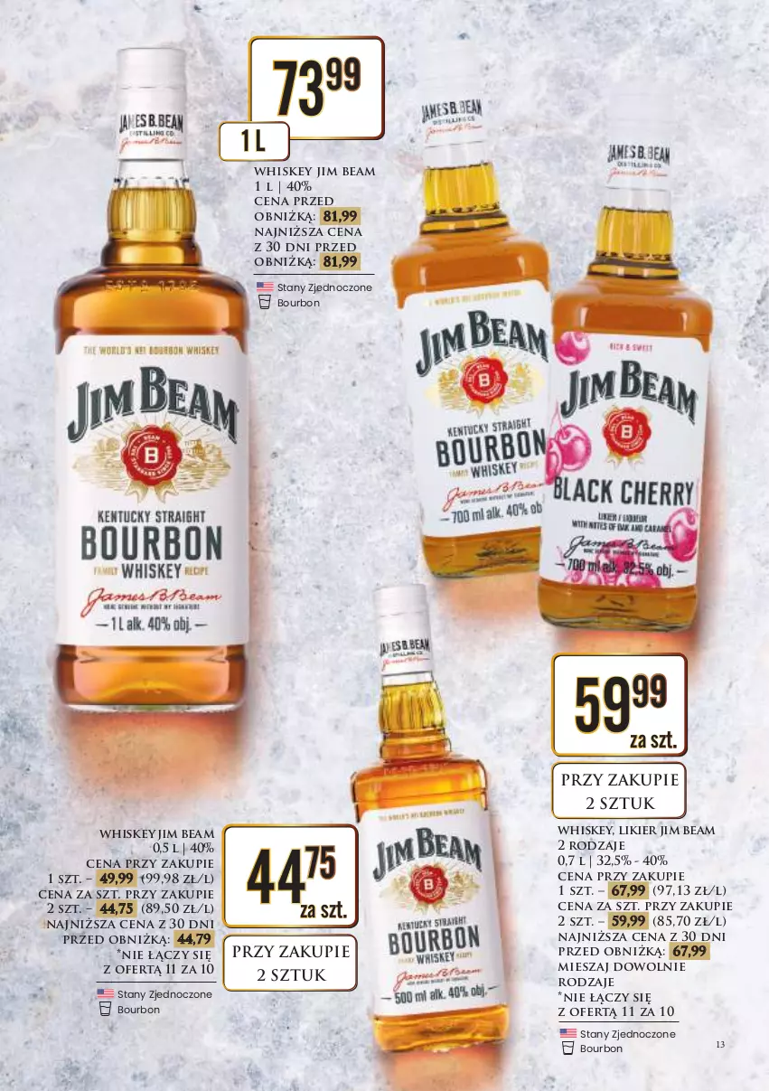 Gazetka promocyjna Dino - Katalog alkoholowy / marzec-kwiecień 2026 - ważna 30.03 do 08.04.2026 - strona 14 - produkty: Bourbon, Jim Beam, Likier, Whiskey