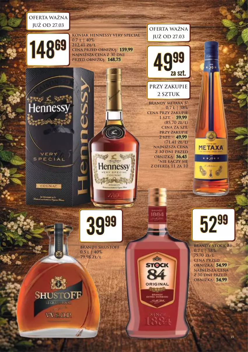 Gazetka promocyjna Dino - Katalog alkoholowy / marzec-kwiecień 2026 - ważna 30.03 do 08.04.2026 - strona 16 - produkty: Brandy, Metaxa, Stock