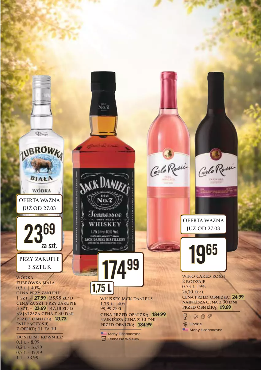 Gazetka promocyjna Dino - Katalog alkoholowy / marzec-kwiecień 2026 - ważna 30.03 do 08.04.2026 - strona 2 - produkty: Carlo Rossi, Whiskey, Wino, Wódka