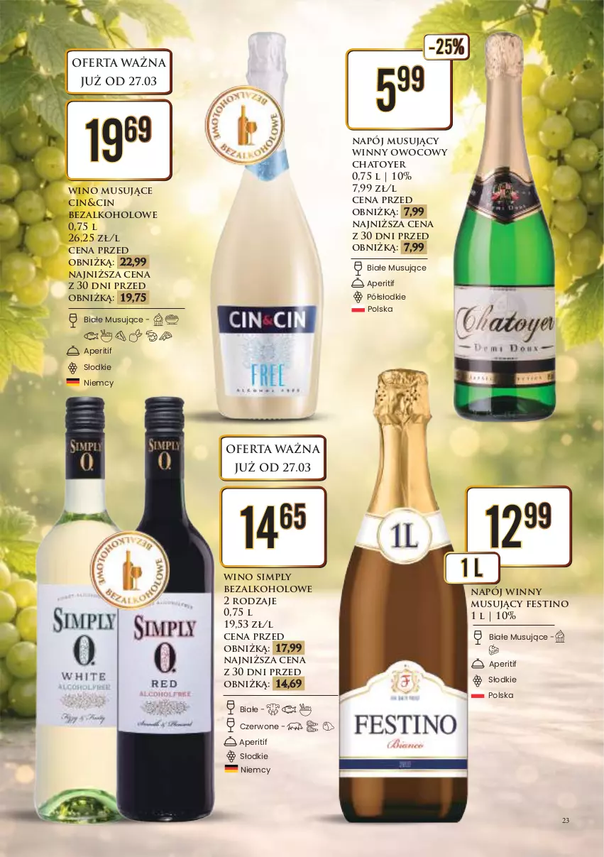 Gazetka promocyjna Dino - Katalog alkoholowy / marzec-kwiecień 2026 - ważna 30.03 do 08.04.2026 - strona 24 - produkty: Mus, Napój, Napój musujący, Wino, Wino musujące