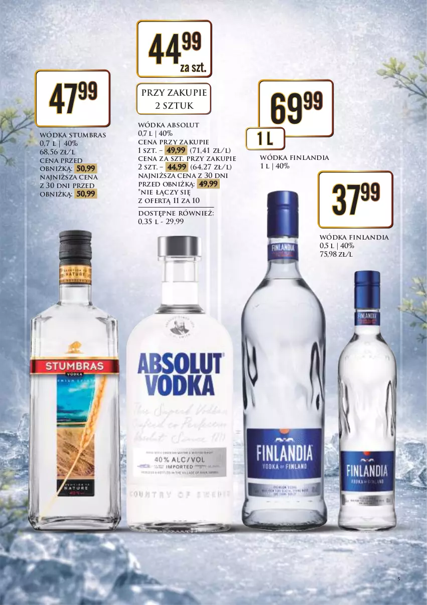 Gazetka promocyjna Dino - Katalog alkoholowy / marzec-kwiecień 2026 - ważna 30.03 do 08.04.2026 - strona 6 - produkty: Absolut, Finlandia, Wódka