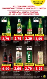 Gazetka promocyjna Lidl - GAZETKA - Gazetka - ważna od 08.10 do 08.10.2022 - strona 43 - produkty: Piwa, Por, Gra, Namysłów, Heineken, Perła, Lech Premium