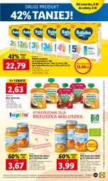 Gazetka promocyjna Lidl - GAZETKA - Gazetka - ważna od 08.10 do 08.10.2022 - strona 45 - produkty: Makaron, Warzywa, Ryż, Mus, Gra, BoboVita, O nas, Spaghetti, Danie dla dzieci, Dzieci, Orka, Mleko