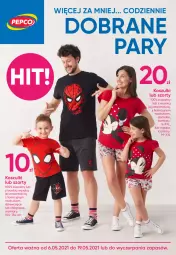 Gazetka promocyjna Pepco - Dobrane Pary - Gazetka - ważna od 19.05 do 19.05.2021 - strona 1 - produkty: Sok, Szorty, Kosz