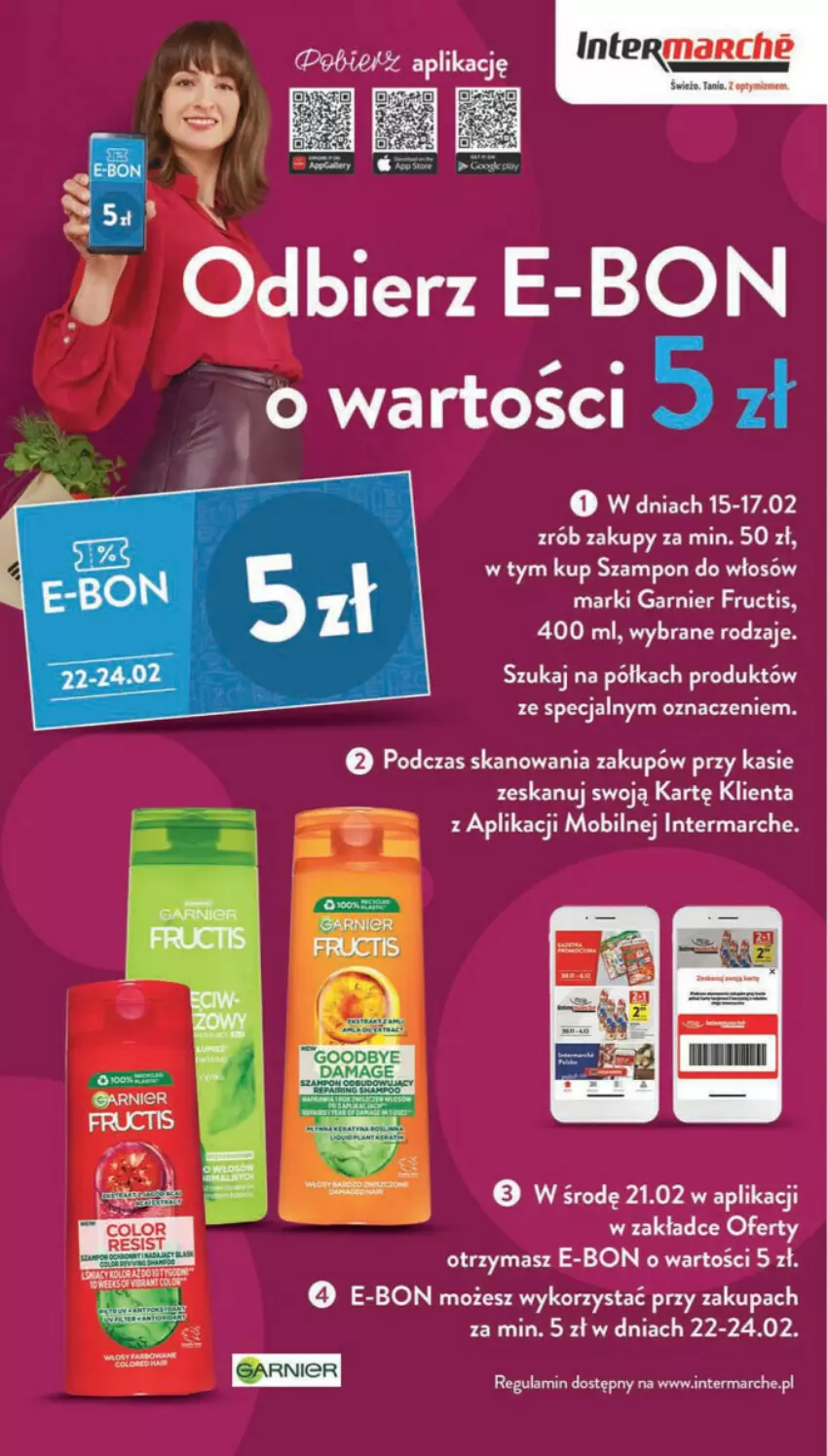 Gazetka promocyjna Intermarche - ważna 15.02 do 21.02.2024 - strona 4 - produkty: Garnier, Mobil, Półka, Szampon