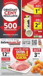 Gazetka promocyjna Intermarche - Gazetka - ważna od 21.02 do 21.02.2024 - strona 1 - produkty: Piwa, Papier, Szynka wieprzowa, Tran, Szynka, Karmi