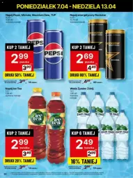 Gazetka promocyjna Delikatesy Centrum - Gazetka - ważna od 13.04 do 13.04.2025 - strona 28 - produkty: 7up, Ice tea, Mirinda, Pepsi, Woda, Napój