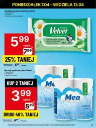 Gazetka promocyjna Delikatesy Centrum - Gazetka - ważna od 13.04 do 13.04.2025 - strona 31 - produkty: Papier, Papier toaletowy, Velvet, Ręcznik, Nawilżany papier