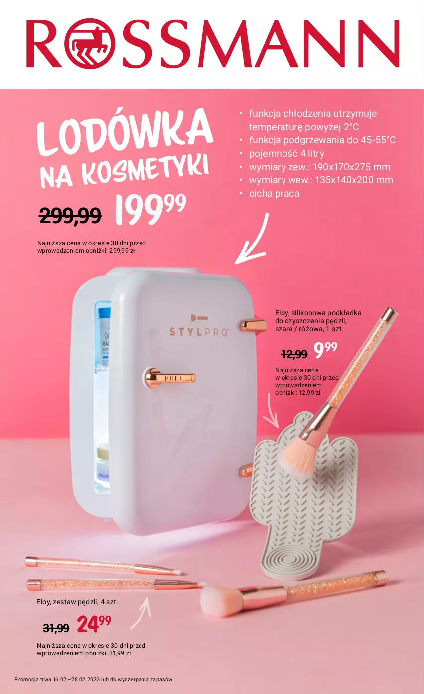 Gazetka promocyjna Rossmann - 16 lutego - ważna 16.02 do 28.02.2023 - strona 16 - produkty: Podkład, Podkładka, Zestaw pędzli