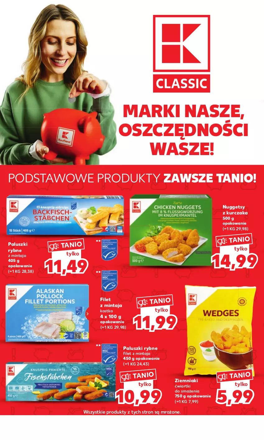 Gazetka promocyjna Kaufland - Mocny Start - ważna 08.05 do 10.05.2023 - strona 12 - produkty: Filet z mintaja, Kurczak, Mintaj, Paluszki rybne, Ziemniaki