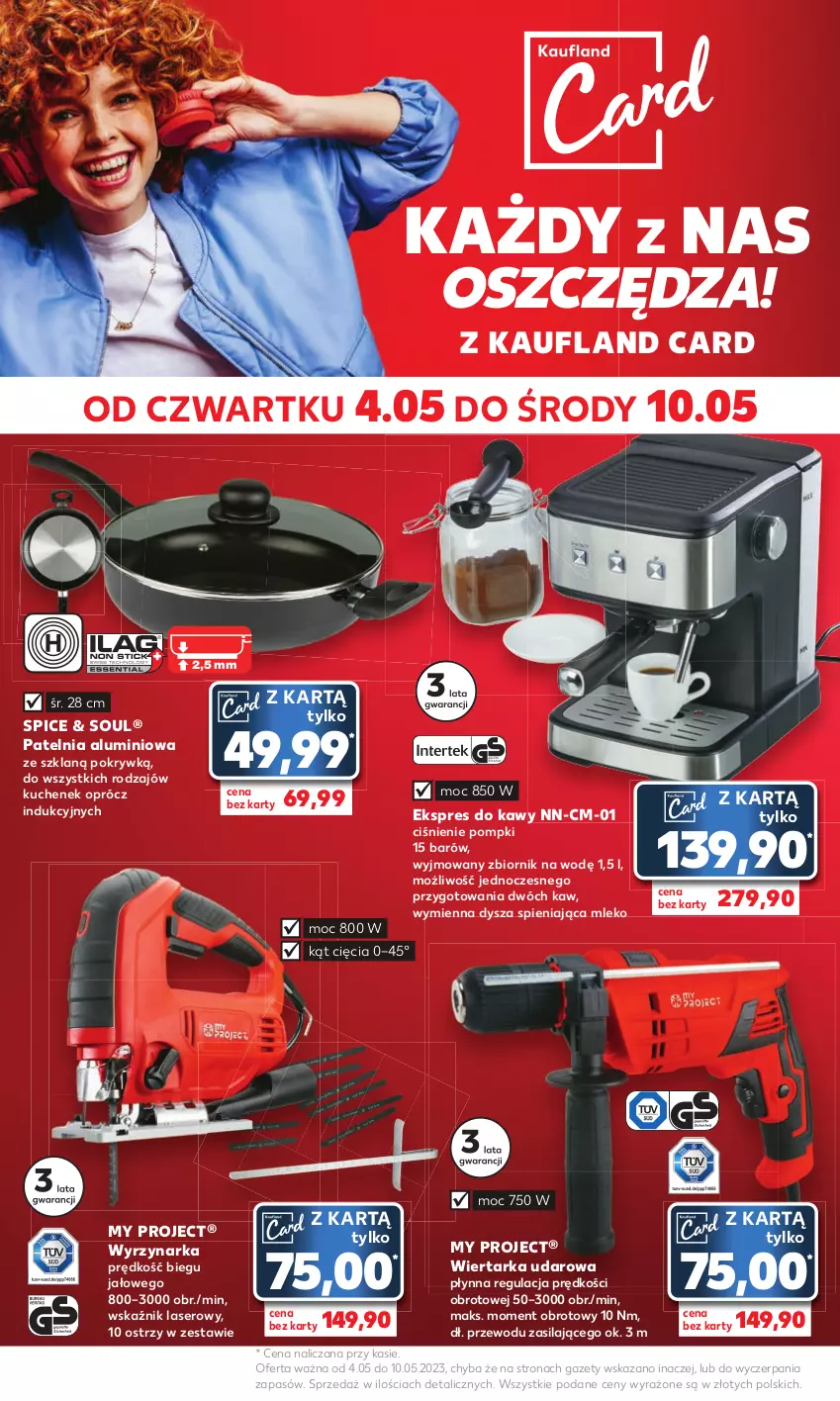 Gazetka promocyjna Kaufland - Mocny Start - ważna 08.05 do 10.05.2023 - strona 18 - produkty: Mleko, Patelnia, Ser, Tarka, Wiertarka, Wiertarka udarowa, Wyrzynarka