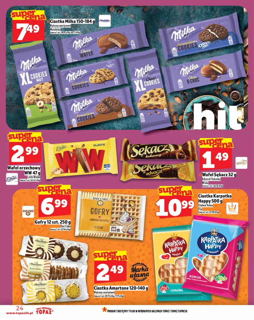 Gazetka promocyjna Topaz - Gazetka - ważna 31.07 do 06.08.2025 - strona 24 - produkty: Kakao, Sękacz, Top
