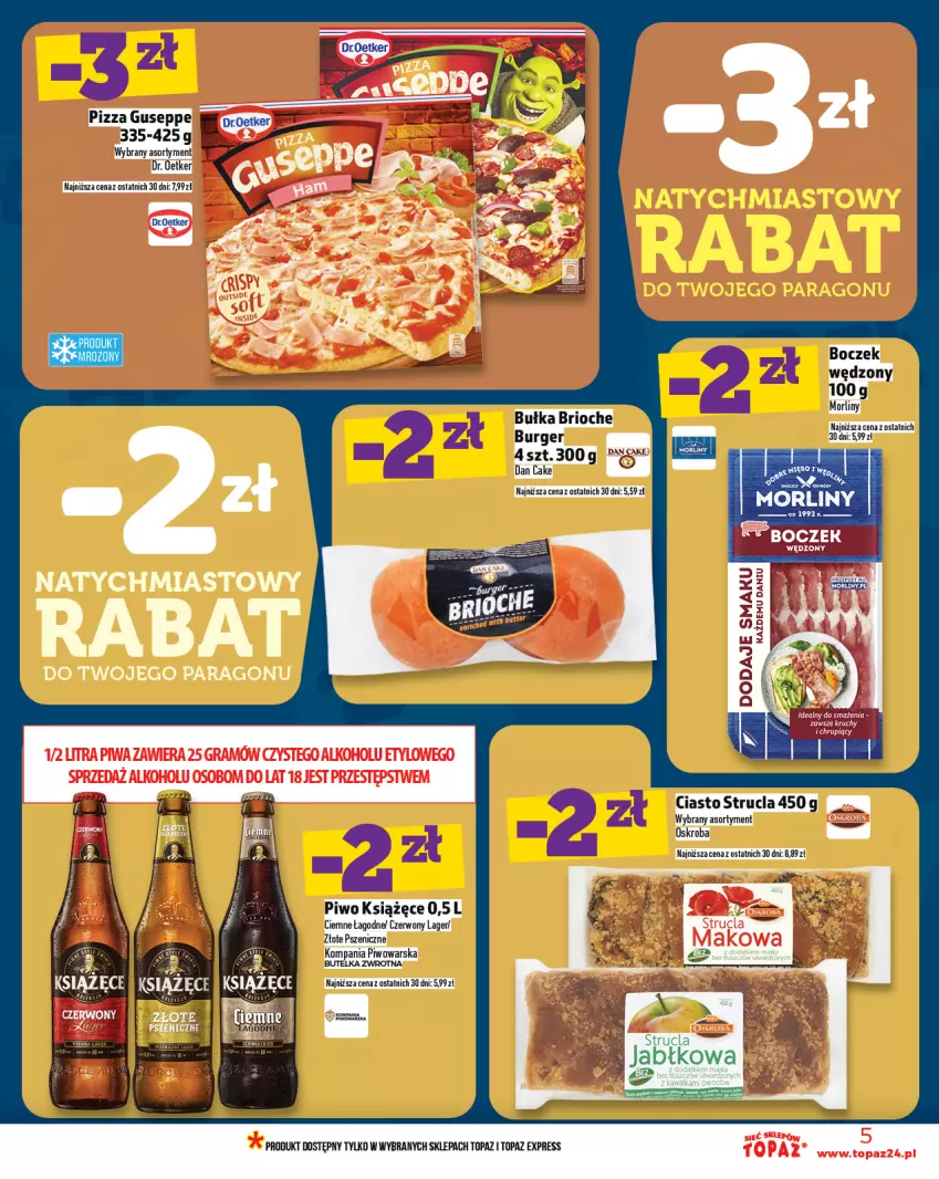 Gazetka promocyjna Topaz - Gazetka - ważna 31.07 do 06.08.2025 - strona 5 - produkty: Gra, Piwa, Strucla, Top