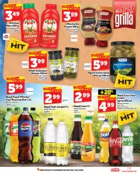 Gazetka promocyjna Topaz - Gazetka - Gazetka - ważna od 06.08 do 06.08.2025 - strona 13 - produkty: Ketchup, Top, Ser, Mus, HELCOM, Oliwki, Ogórki konserwowe, Mirinda, Coca-Cola, Pepsi, Fanta, Sprite, Napój, Musztarda, Fa