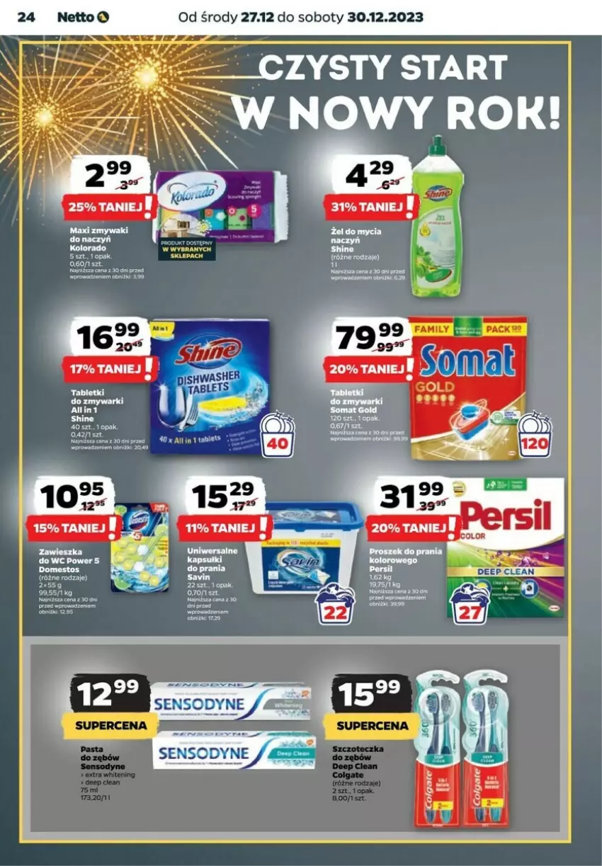 Gazetka promocyjna Netto - ważna 27.12 do 30.12.2023 - strona 17 - produkty: Fa, Kolorado, Mysz, Sensodyne, Ser, Zawieszka do wc, Zmywarki