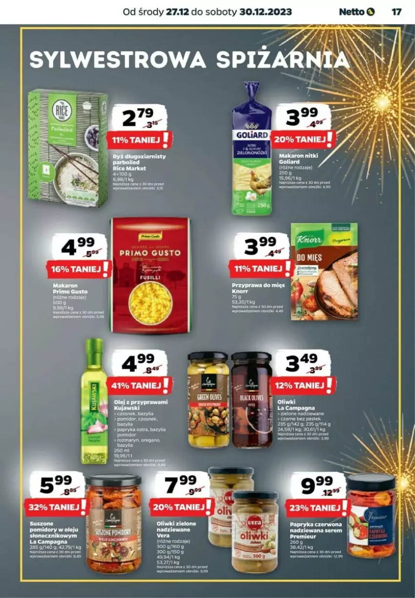 Gazetka promocyjna Netto - ważna 27.12 do 30.12.2023 - strona 9 - produkty: Bazyl, Bazylia, Czosnek, Kujawski, Olej, Oliwki, Papryka, Pomidory, Ser, Stek