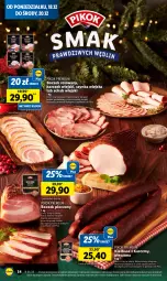 Gazetka promocyjna Lidl - GAZETKA - Gazetka - ważna od 20.12 do 20.12.2023 - strona 38 - produkty: Piec, Gra, Szynka, PIKOK, Boczek, Olej, Kiełbasa, Boczek pieczony