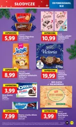 Gazetka promocyjna Lidl - GAZETKA - Gazetka - ważna od 20.12 do 20.12.2023 - strona 55 - produkty: Goplana, Ciastka, Herbatniki Petit Beurre, Cukier, Stek, Jeżyki, Cukierki czekoladowe, Bounty, LANA, Herbatniki, Cukierki, Olej, Oreo, Fa