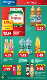 Gazetka promocyjna Lidl - GAZETKA - Gazetka - ważna od 20.12 do 20.12.2023 - strona 60 - produkty: Sok, Mus, 7up, Ananas, Napoje, Muszynianka, Syrop, Woda mineralna, Woda, Herbata, Nestea, Magnez, Imbir