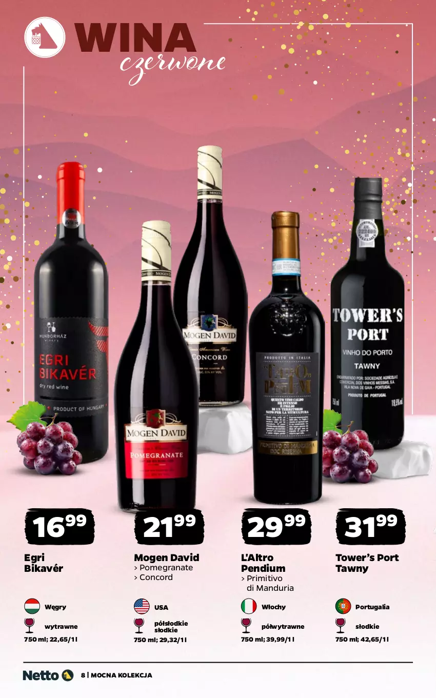 Gazetka promocyjna Netto - Alkohole - Mocne - ważna 22.12.2025 do 03.01.2026 - strona 8 - produkty: Gra, Granat, Gry, Mogen David, Por