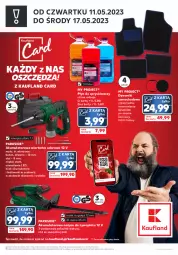 Gazetka promocyjna Kaufland - Zapowiedź oferty - Gazetka - ważna od 10.05 do 10.05.2023 - strona 2 - produkty: Parkside, Noż, Gra, Dywanik, Wiertarka, Nożyce, Walizka, Tarka, Wiertarka udarowa, Płyn do spryskiwaczy, Dywan, Akumulator