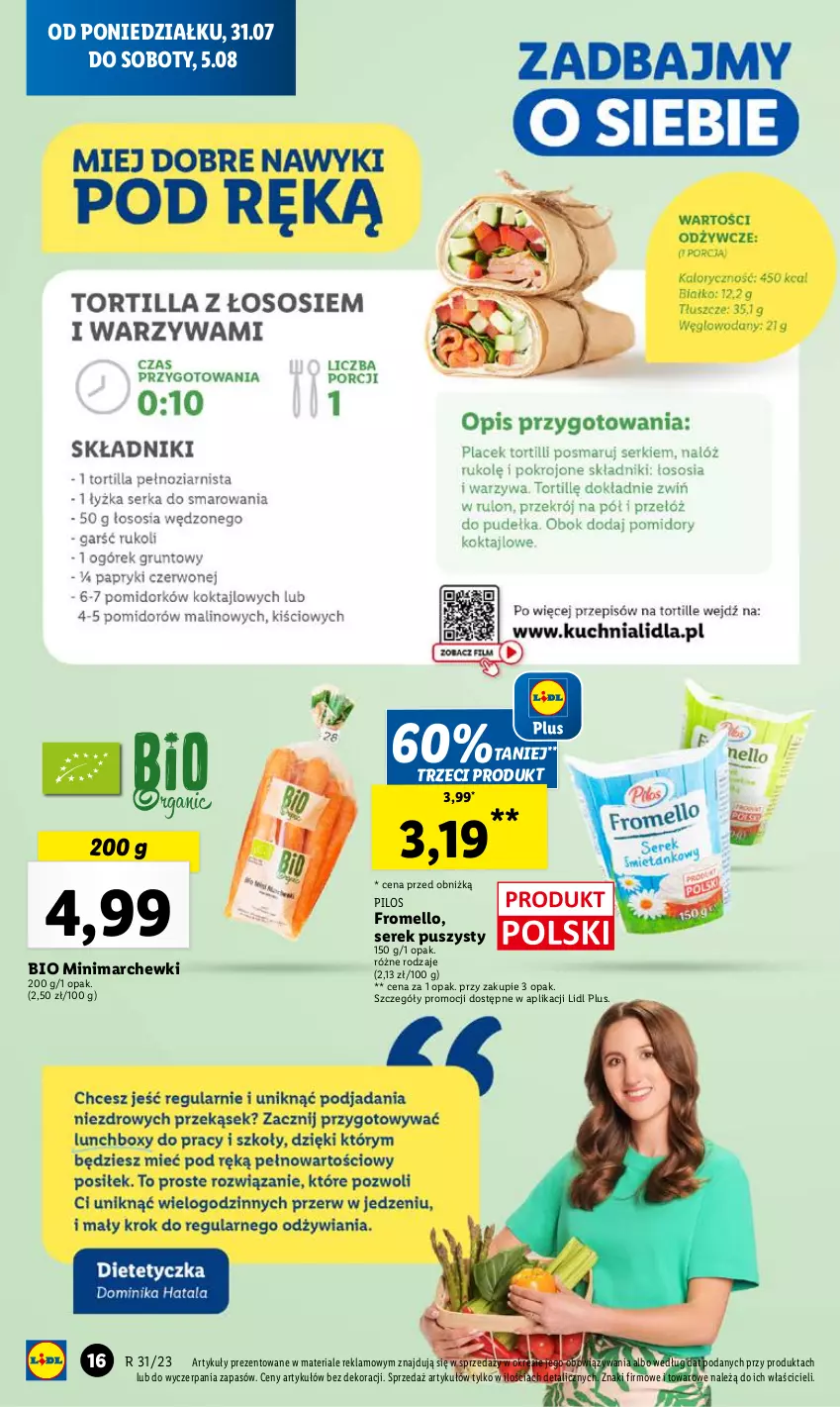 Gazetka promocyjna Lidl - GAZETKA - ważna 31.07 do 05.08.2023 - strona 26 - produkty: Pilos, Ser, Serek, Serek puszysty