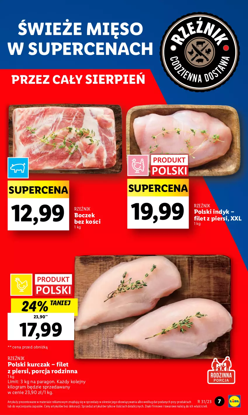 Gazetka promocyjna Lidl - GAZETKA - ważna 31.07 do 05.08.2023 - strona 9 - produkty: Boczek, Boczek bez kości, Gra, Kurczak, Mięso, Olej, Por