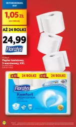 Gazetka promocyjna Lidl - GAZETKA - Gazetka - ważna od 05.08 do 05.08.2023 - strona 14 - produkty: Papier, Papier toaletowy, Rolki, Flora