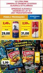 Gazetka promocyjna Lidl - GAZETKA - Gazetka - ważna od 05.08 do 05.08.2023 - strona 55 - produkty: Piwa, Warka, Crunchips, Lorenz, Harnaś