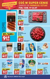 Gazetka promocyjna Aldi - Pełna oferta - Gazetka - ważna od 22.07 do 22.07.2023 - strona 6 - produkty: Mięso mielone z szynki, Mięso mielone, Sos, Ser, Kiełbaski śląskie, Jogurt, Balta Mare, Pasztet, Mięsne specjały, Golden Seafood, Serek, Serek twarogowy, Szprot, Kiełbasa, Mięso, Kiełbasa śląska