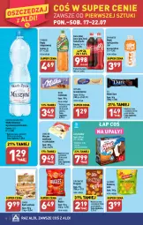 Gazetka promocyjna Aldi - Pełna oferta - Gazetka - ważna od 22.07 do 22.07.2023 - strona 8 - produkty: Goplana, Sok, Lajkonik, Mus, Coca-Cola, Lody, LANA, Mleczko, Grześki, Czekolada, Rurki, Tymbark, Szyna, Fanta, Woda mineralna, Napój niegazowany, Woda, Sprite, Napój, Krakersy, Milka, Fa