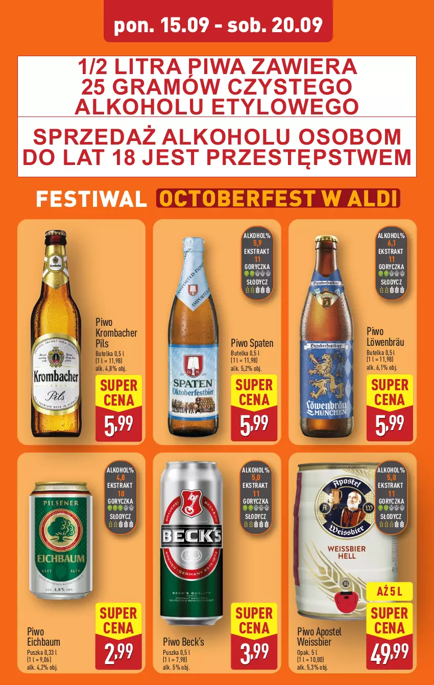 Gazetka promocyjna Aldi - Oferta weekendowa - ważna 18.09 do 20.09.2025 - strona 7 - produkty: Gra, Piwa, Piwo