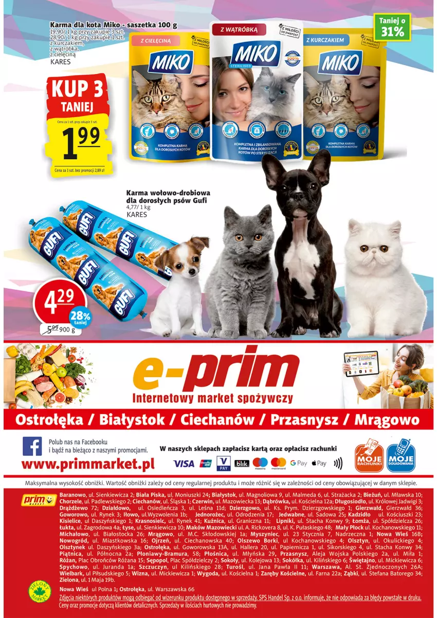 Gazetka promocyjna Prim Market - ważna 18.08 do 24.08.2022 - strona 16 - produkty: Fa, Kurczak, Sok