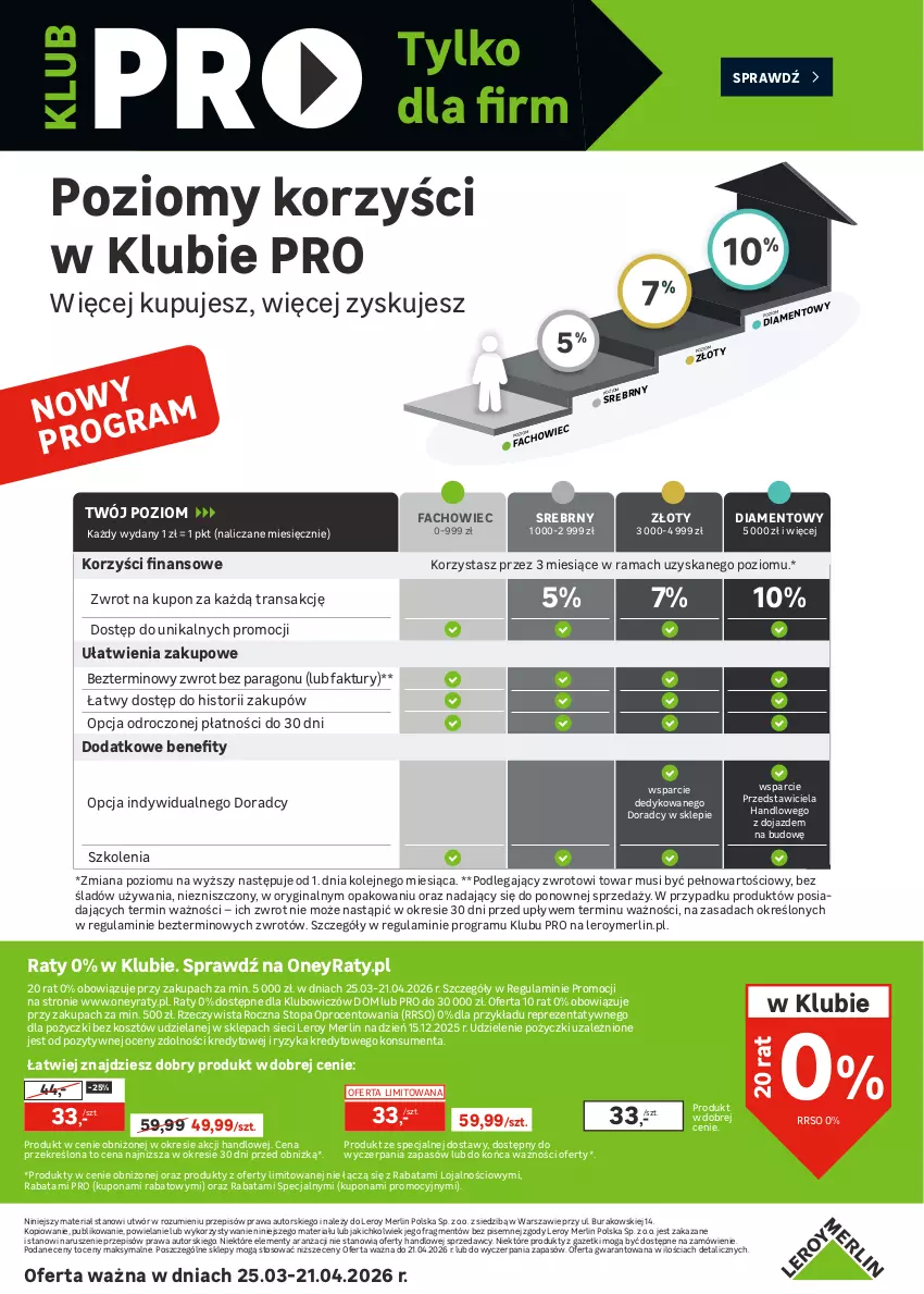 Gazetka promocyjna Leroy Merlin - Gazetka Leroy Merlin - ważna 25.03 do 21.04.2026 - strona 42 - produkty: Fa, Gin, Gra, Kosz, Mus, Olej, Rama, Sprzedawcy, Top, Tran