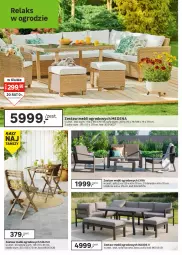 Gazetka promocyjna Leroy Merlin - Gazetka Leroy Merlin - Gazetka - ważna od 21.04 do 21.04.2026 - strona 4 - produkty: Sofa narożna, Por, Puf, Gra, Stolik, Stół, Sofa, Fotel, Grafika, Fa