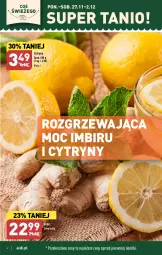 Gazetka promocyjna Aldi - Pełna oferta - Gazetka - ważna od 02.12 do 02.12.2023 - strona 4 - produkty: Cytryny, Imbir